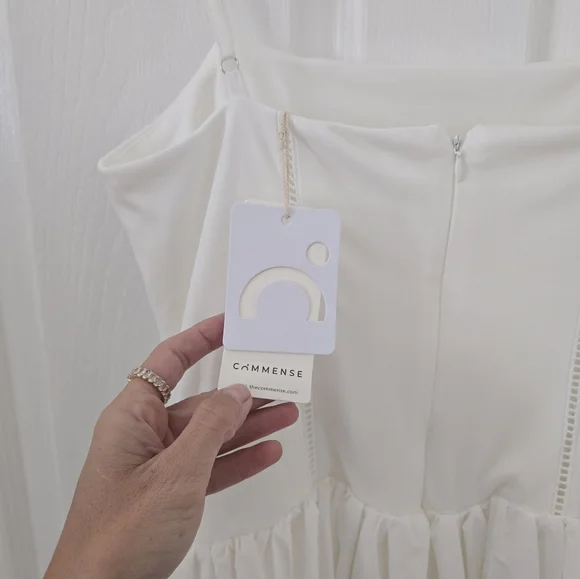 Commense Serendipity Frenchy Flowy Long Maxi Dress New Size L - Picture 7 of 10